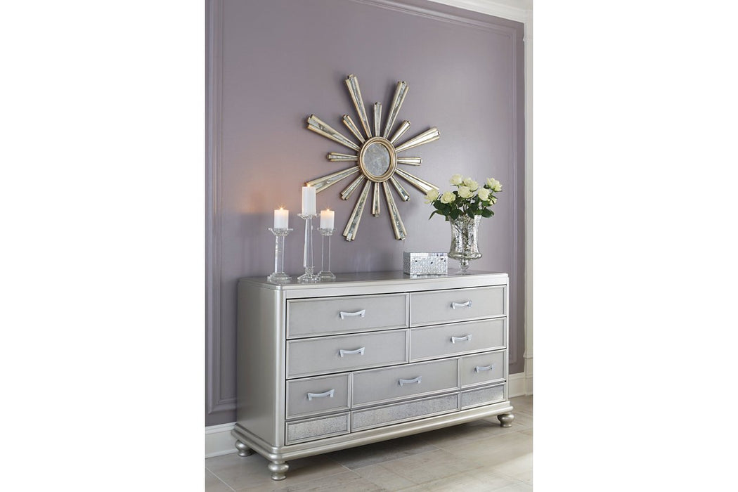 Coralayne Silver Dresser - Lara Furniture