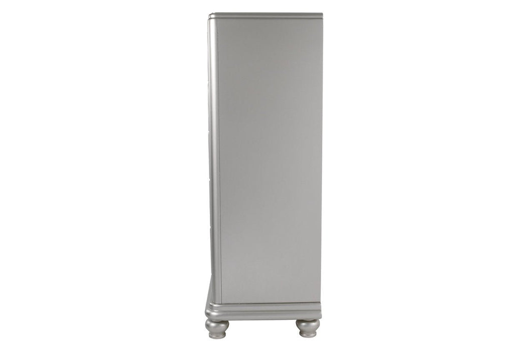 Coralayne Silver Chest of Drawers - Lara Furniture