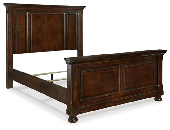 Porter Rustic Brown Queen Panel Bed