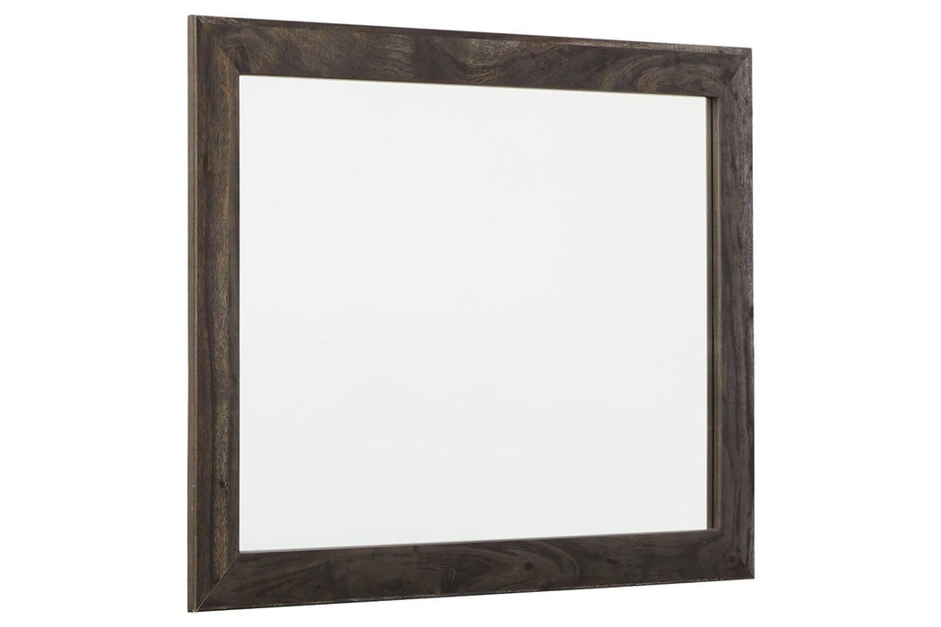 Vay Bay Charcoal Bedroom Mirror - Lara Furniture