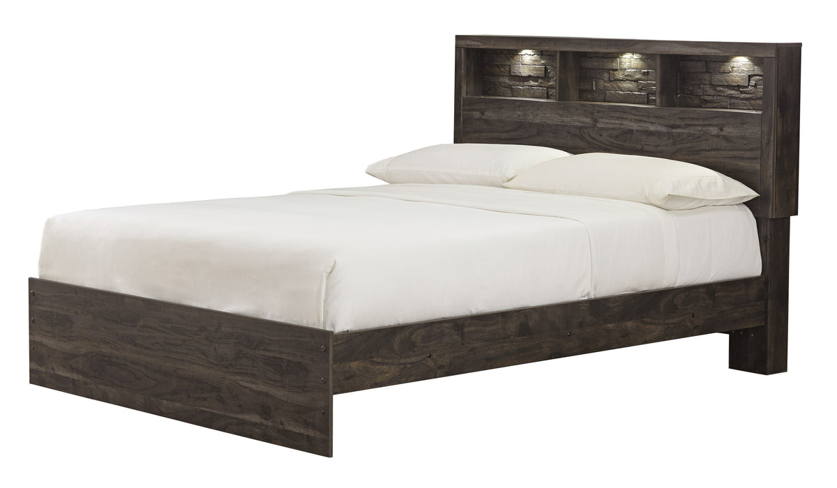 Vay Bay Charcoal Queen Panel Bed - Lara Furniture