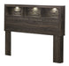 Vay Bay Charcoal Queen Panel Bed - Lara Furniture