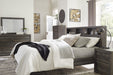 Vay Bay Charcoal Bookcase Bedroom Set - Lara Furniture