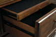 Flynnter Medium Brown Dresser - Lara Furniture