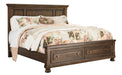 Flynnter Medium Brown Queen Storage Platform Bed - Lara Furniture