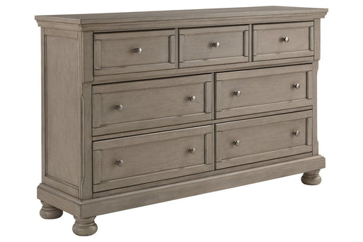 Lettner Light Gray Dresser - Lara Furniture