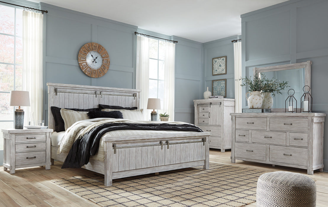 Brashland White Panel Bedroom Set - Lara Furniture