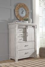 Brashland White Chest of Drawers - Lara Furniture