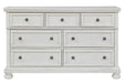 Robbinsdale Antique White Dresser - Lara Furniture