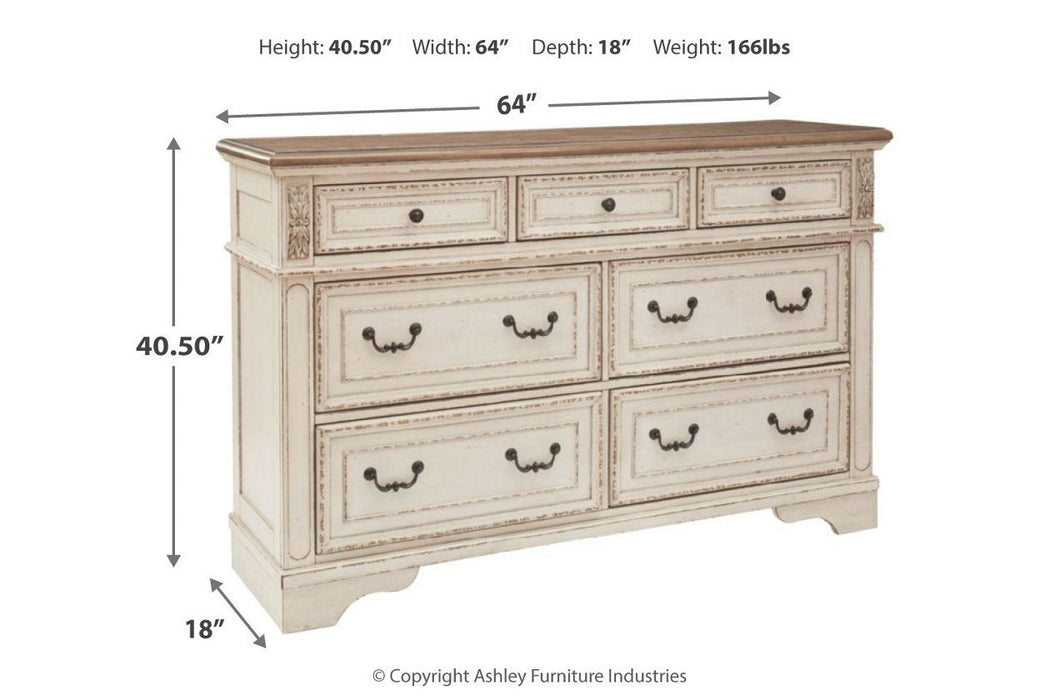 Realyn Two-tone Dresser - Lara Furniture