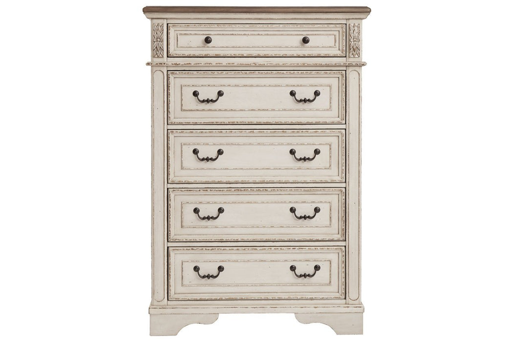 Realyn Two-tone Chest of Drawers - Lara Furniture