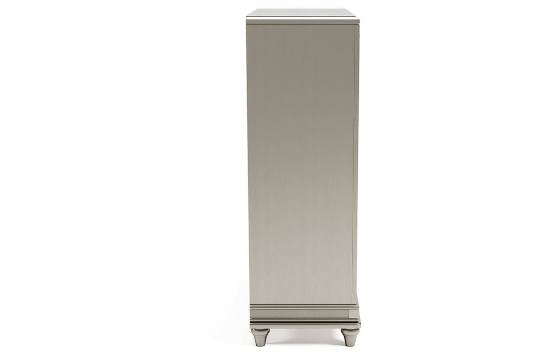 Chevanna Platinum Chest of Drawers - Lara Furniture