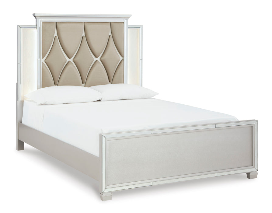 Lindenfield Queen Upholstered Panel Bed