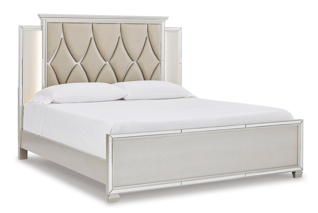 Lindenfield King Upholstered Panel Bed