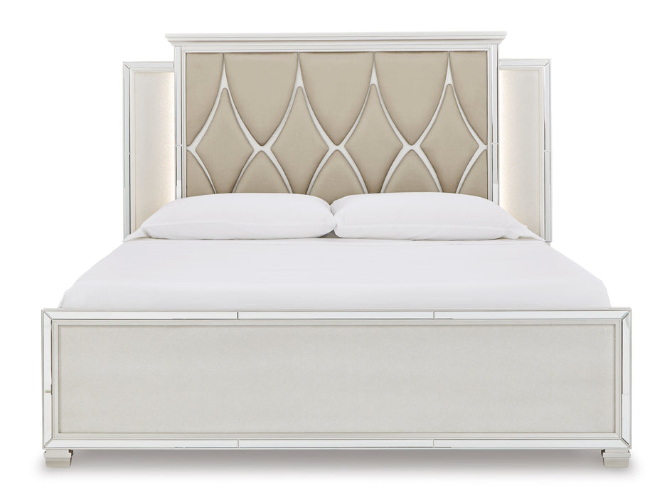 Lindenfield King Upholstered Panel Bed