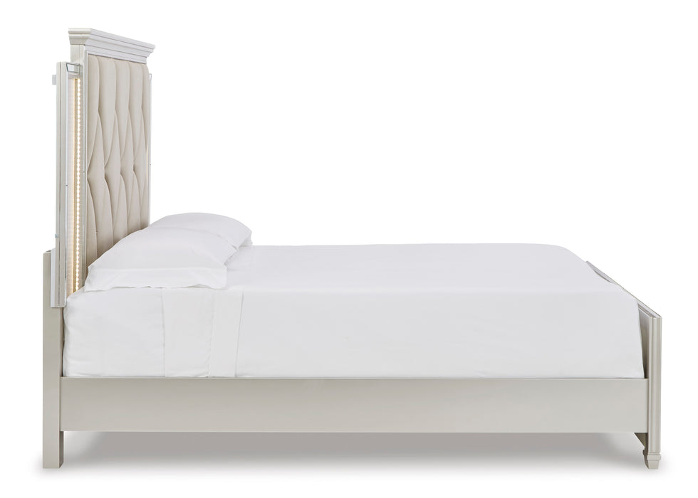 Lindenfield King Upholstered Panel Bed