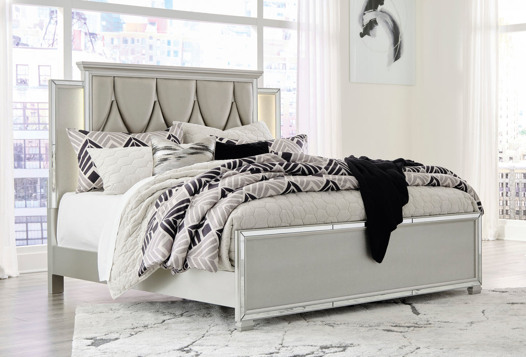 Lindenfield King Upholstered Panel Bed