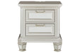 Lindenfield Silver Nightstand - Lara Furniture