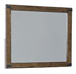 Wyattfield Brown Bedroom Mirror - Lara Furniture