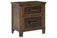 Wyattfield Two-tone Nightstand - Lara Furniture