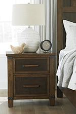 Wyattfield Two-tone Nightstand - Lara Furniture