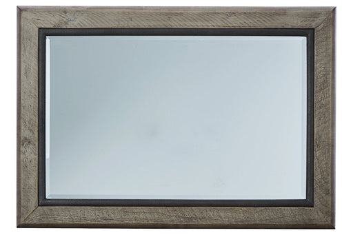 Brennagan Gray Bedroom Mirror - Lara Furniture