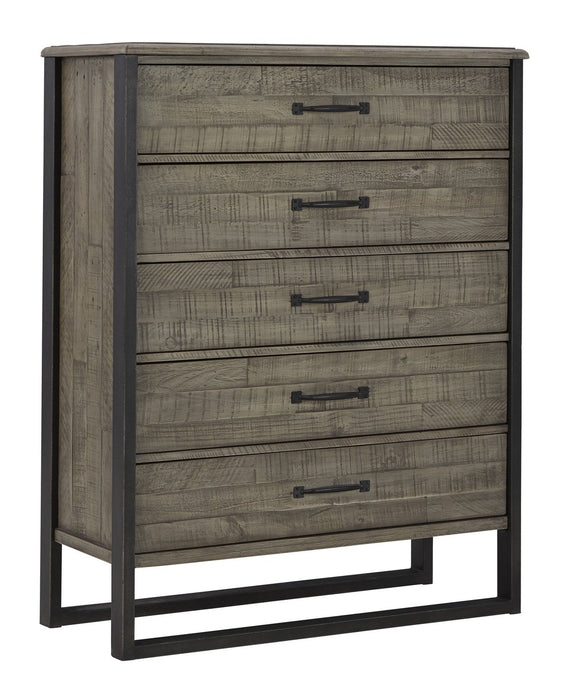 Brennagan Gray Storage Bedroom Set