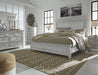 Kanwyn Whitewash Queen Panel Bed - Lara Furniture