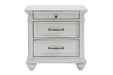 Kanwyn Whitewash Nightstand - Lara Furniture