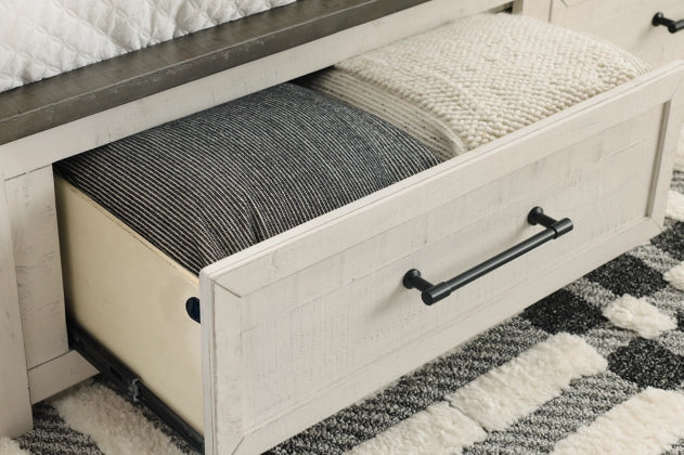 Brewgan King Panel Storage Bed