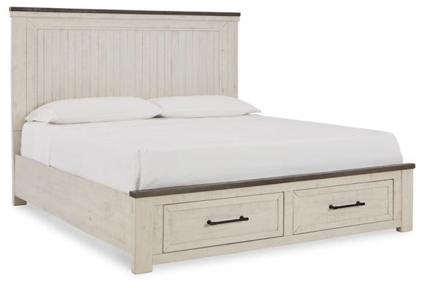 Brewgan King Panel Storage Bed