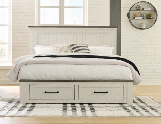 Brewgan King Panel Storage Bed