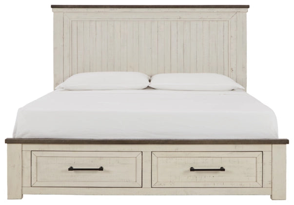 Brewgan King Panel Storage Bed