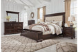 Brynhurst Dark Brown Bedroom Mirror - Lara Furniture