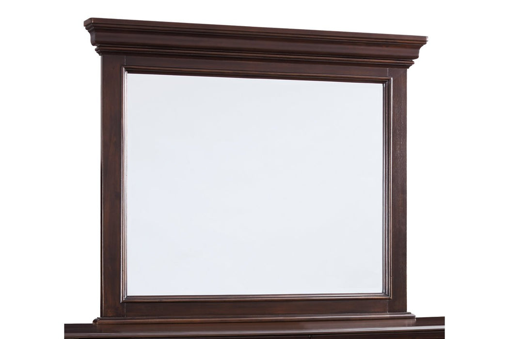 Brynhurst Dark Brown Bedroom Mirror - Lara Furniture