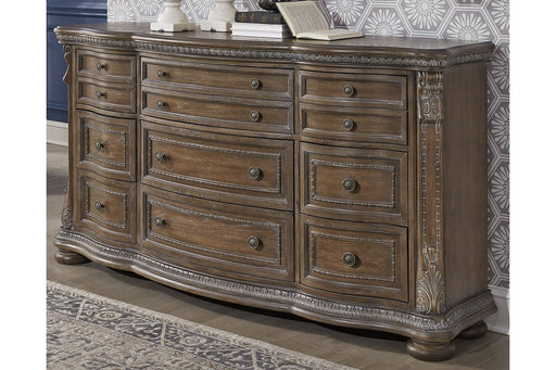 Charmond Brown Dresser - Lara Furniture