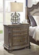 Charmond Brown Nightstand - Lara Furniture