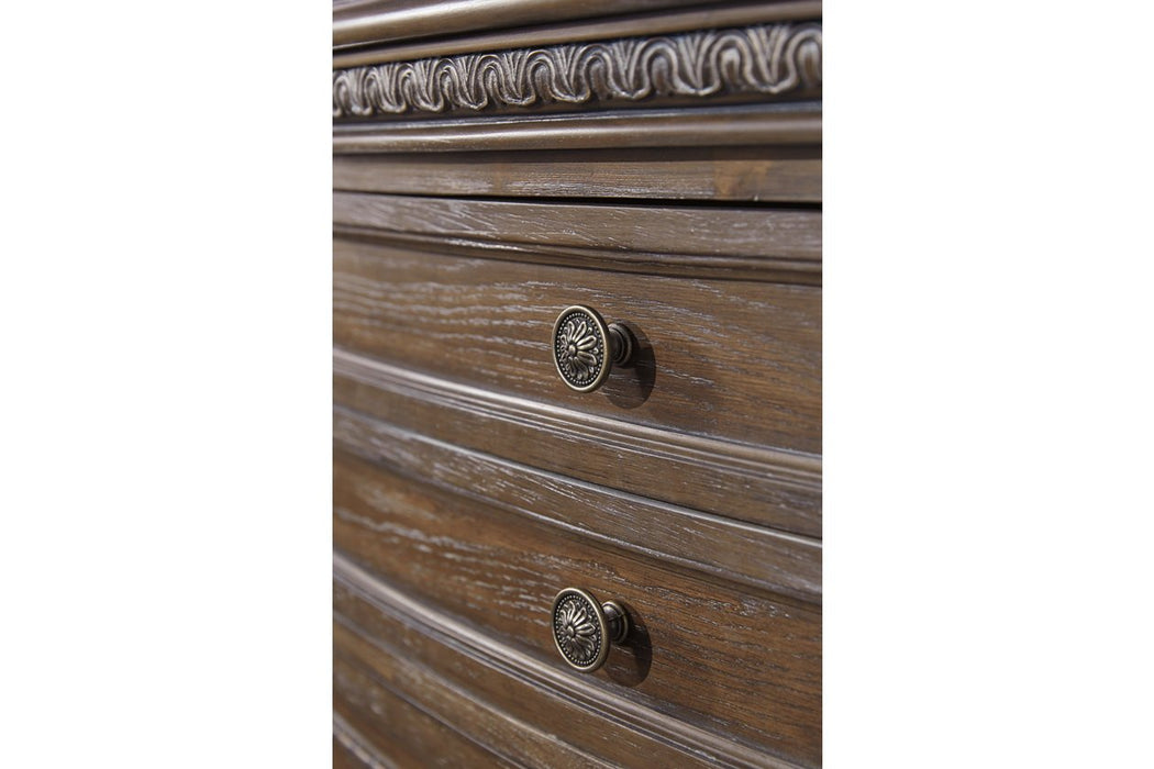 Charmond Brown Nightstand - Lara Furniture