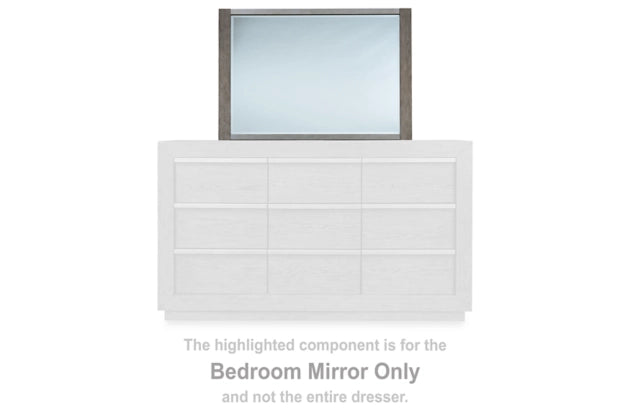 Anibecca Weathered Gray Bedroom Mirror