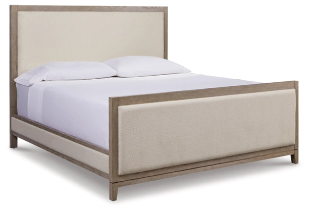 Chrestner King Upholstered Panel Bed