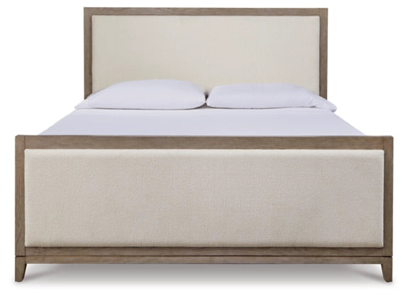 Chrestner Queen Upholstered Panel Bed