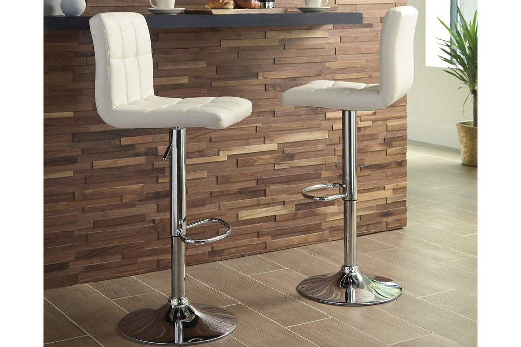 Bellatier Bone Adjustable Height Bar Stool - Lara Furniture