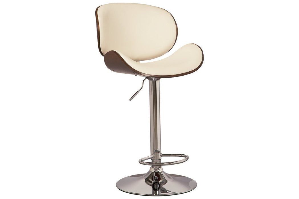 Bellatier Bone Adjustable Height Bar Stool - Lara Furniture