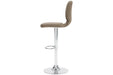 Pollzen Taupe Bar Height Bar Stool (Set of 2) - Lara Furniture