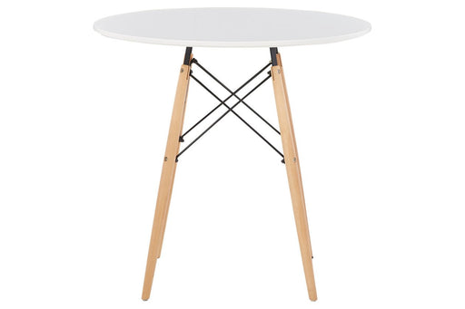 Jaspeni White/Natural Dining Table - Lara Furniture