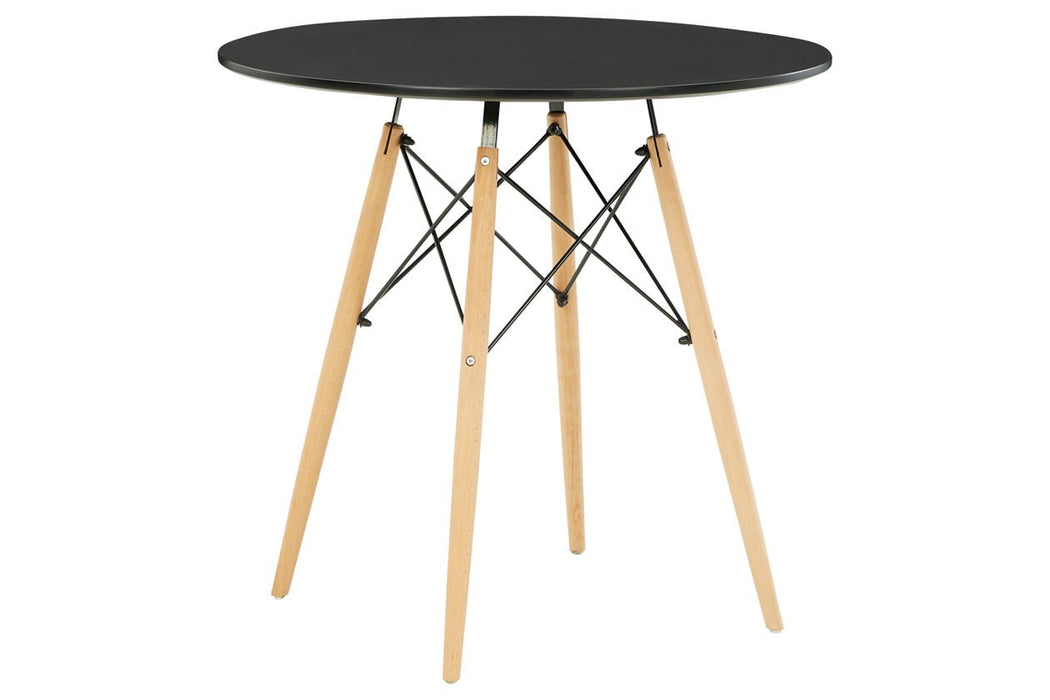 Jaspeni Black/Natural Dining Table - Lara Furniture