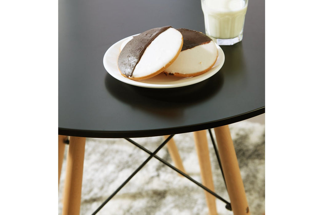 Jaspeni Black/Natural Dining Table - Lara Furniture