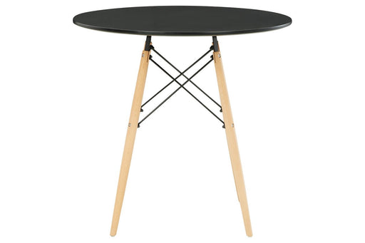 Jaspeni Black/Natural Dining Table - Lara Furniture