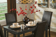 Kimonte Dark Brown Dining Table - Lara Furniture