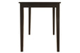 Kimonte Dark Brown Dining Table - Lara Furniture